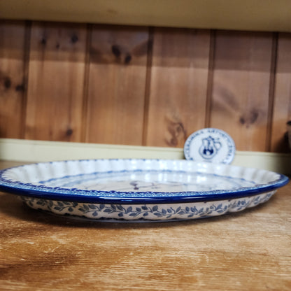 Platter   Oval   10' X 14.5" 614-U4830  U3 pf0526  (includes FREE wooden display stand)