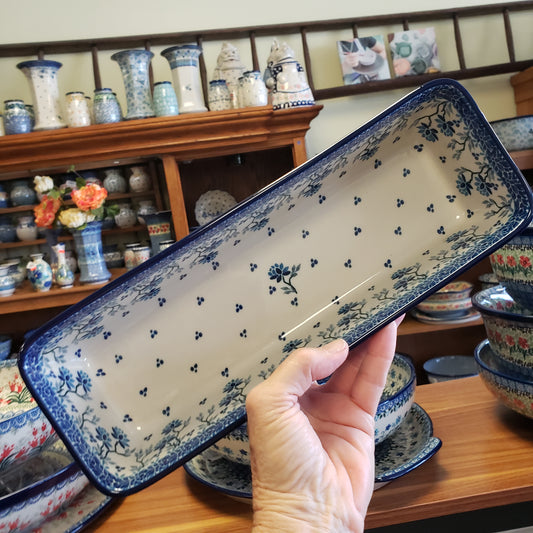 Baker ~ Long Loaf Pan 784-2524X Clover Fields (12" x 4.5" x 3.5"deep)