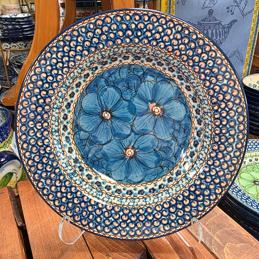 Bowl   Salad / Pasta   9" 014-U408C blue U4 pf0526 Blue Jacek Chyla