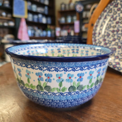 Bowl   Serving   8.5"W x 4.5"D 214-2668X  Dutch Iris pf0526