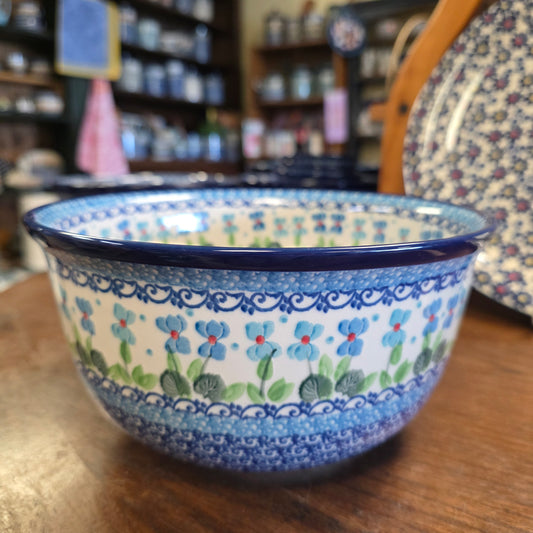 Bowl   Serving   8.5"W x 4.5"D 214-2668X  Dutch Iris pf0526