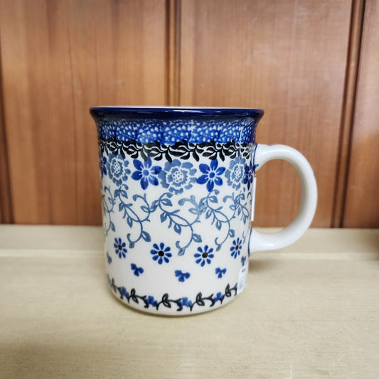 Mug   Straight Side   8 oz 236-2158X  Silver Lace pf0526