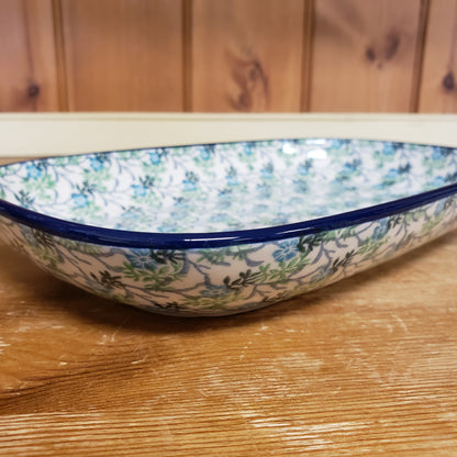 Tray ~ Shallow Rectangular ~ Small 392-2814X Summer Ivy