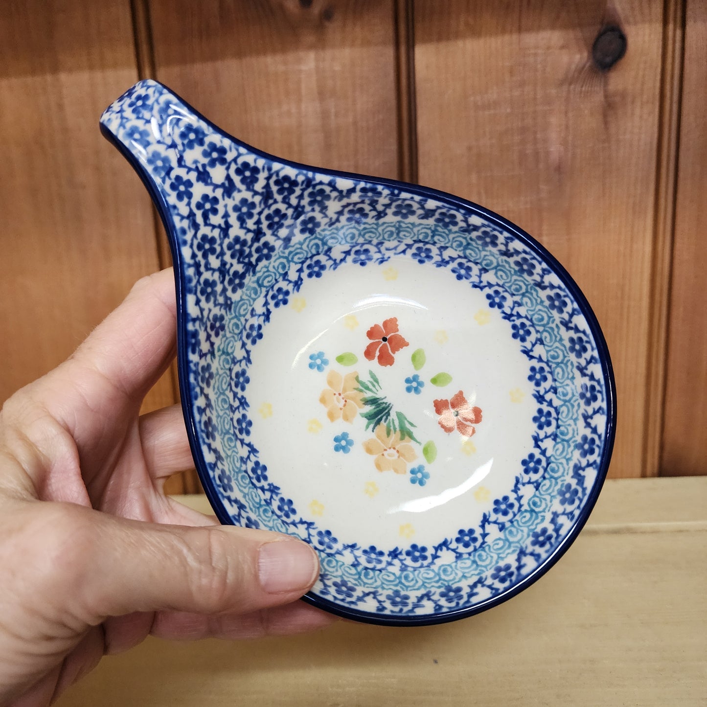 Condiment Bowl w/handle ~ 4.5" 3337X ~ Spring Palette
