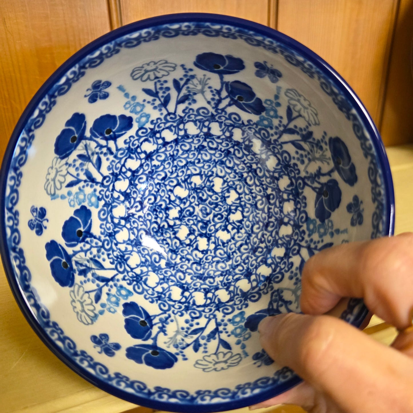 Bowl w/Pedestal   5.25"W  206-2902X  Evening Poppy pf0526