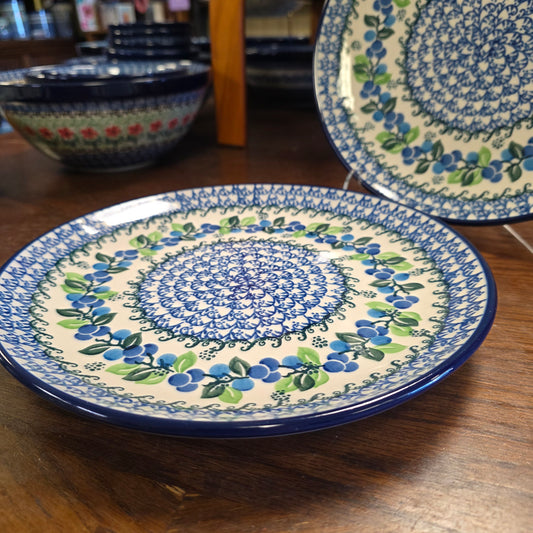 Plate   Dinner   10" 257-1416X  Blue Berries pf0526