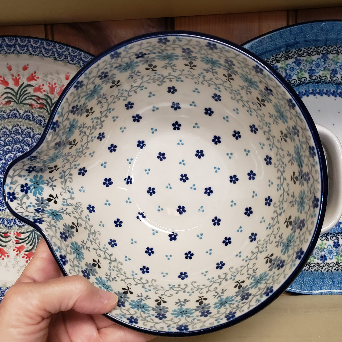 Batter Bowl ~ 36 oz 240-2641X Bachelor Button
