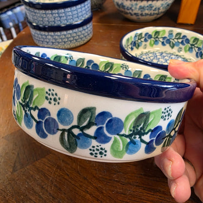 Bowl straight side  5"  365-1416X  Blue Berries pf0526