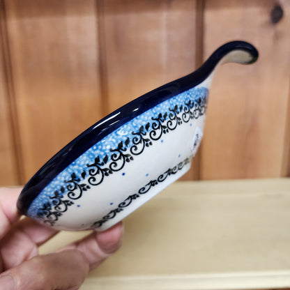 Condiment Bowl w/handle ~ 4.5" 2633X ~ Flower Works