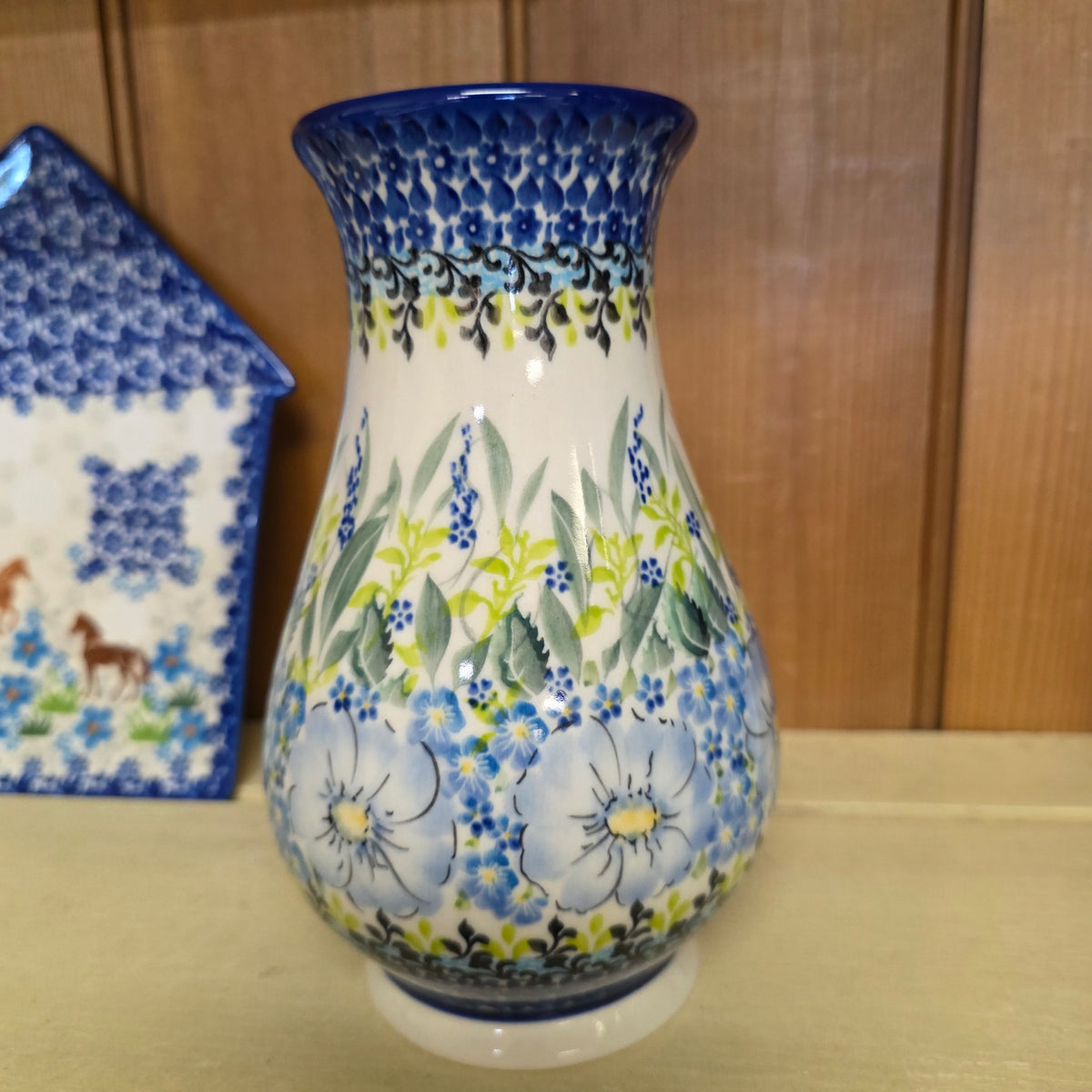 Vase 9" ~ Soft Blues UNIKAT