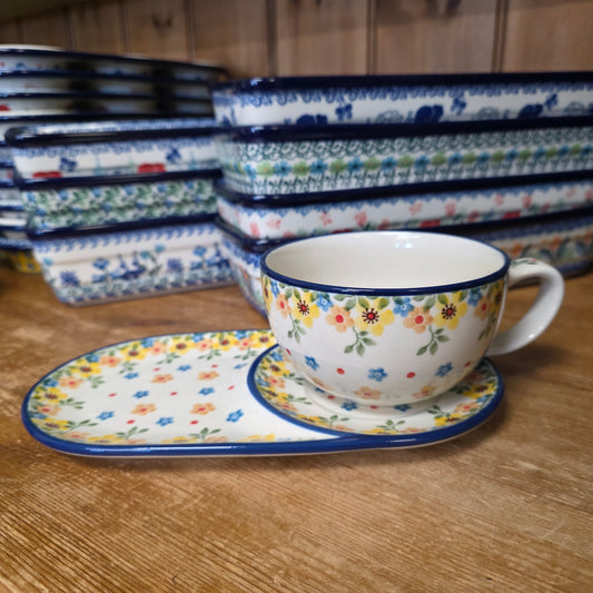 Set Sandwich Set w/Mug    H12-2225X  Buttercup pf0526