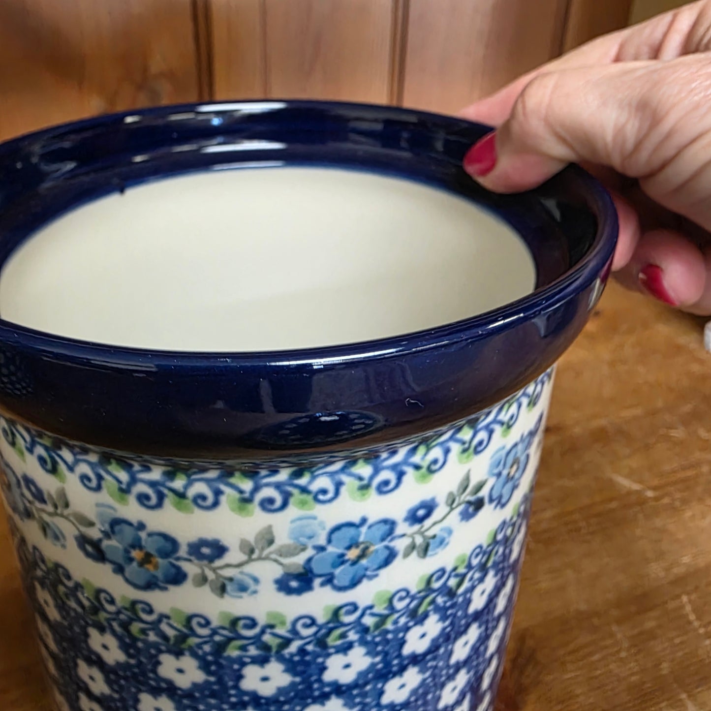 Jar / Canister 9" 493-2251 Calico / 50 oz