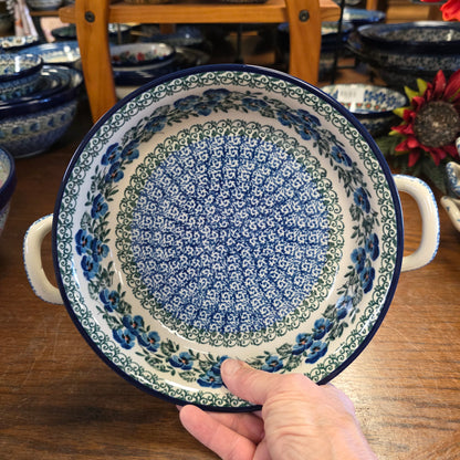 Baker   Round w/ Handles   8"   2273X ~ Winter Viola