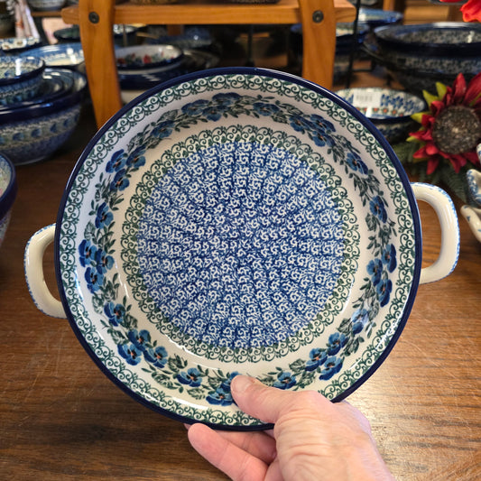 Baker   Round w/ Handles   8"   2273X ~ Winter Viola