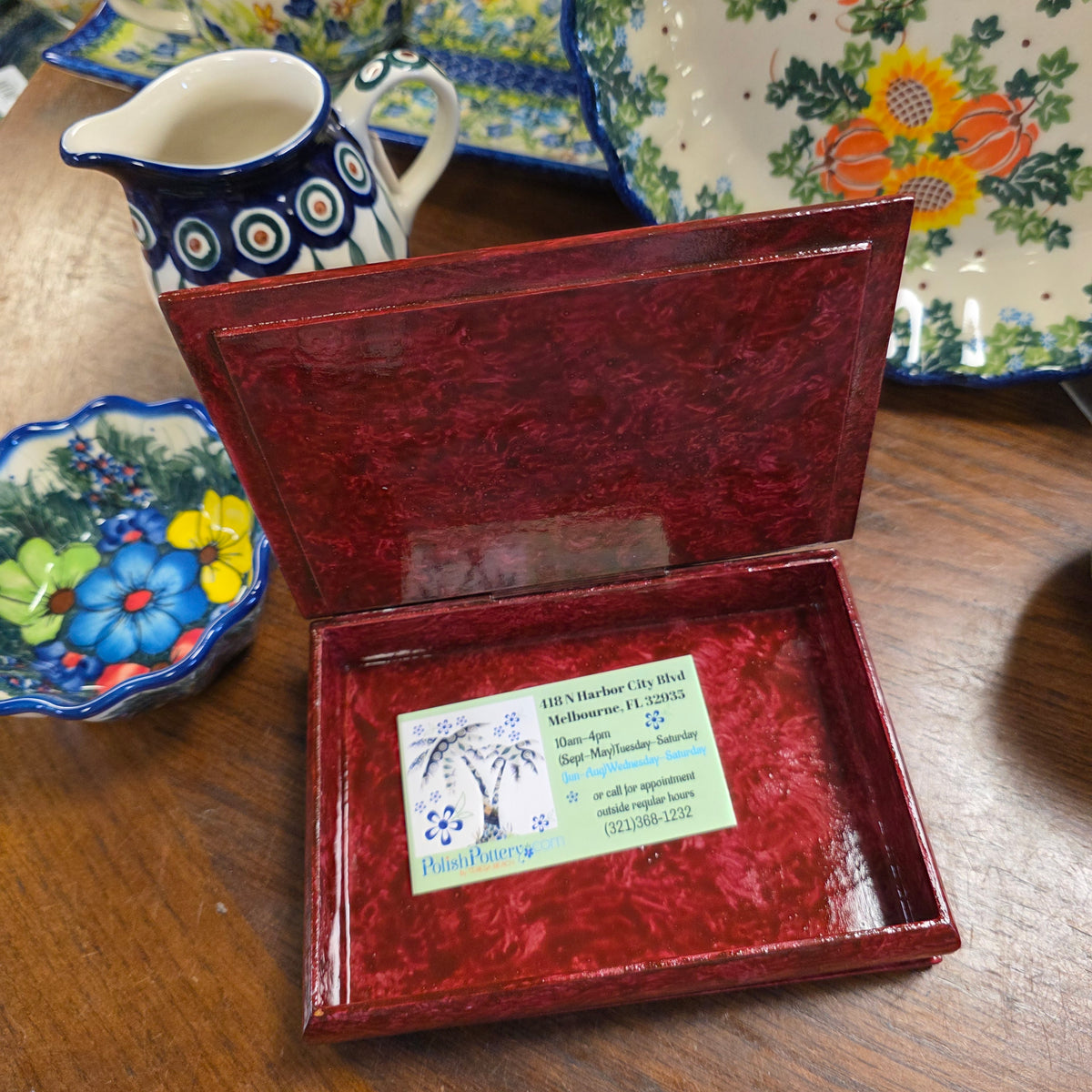 Box Roses and Peonies Still Life Lacquer Trinket Box ~ Made in Serbia