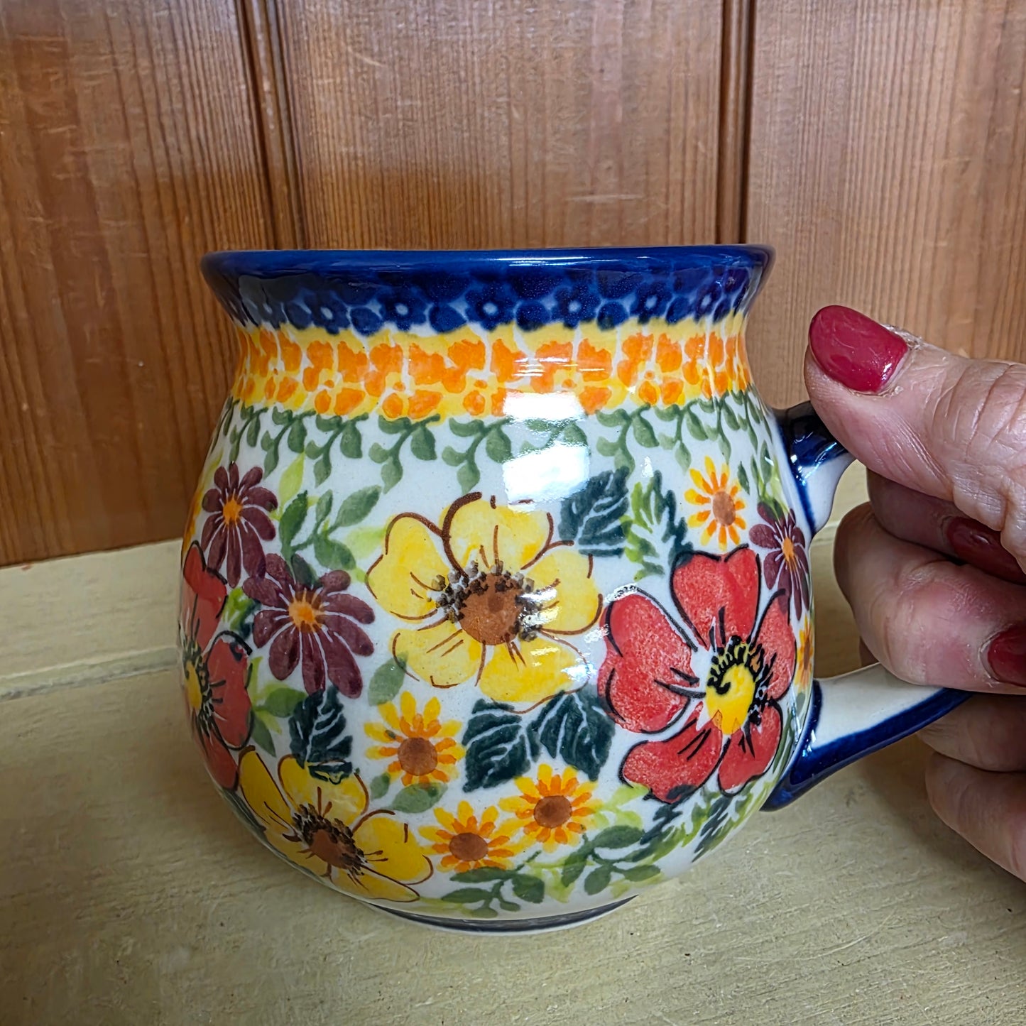 Mug 18 oz reds /  1265