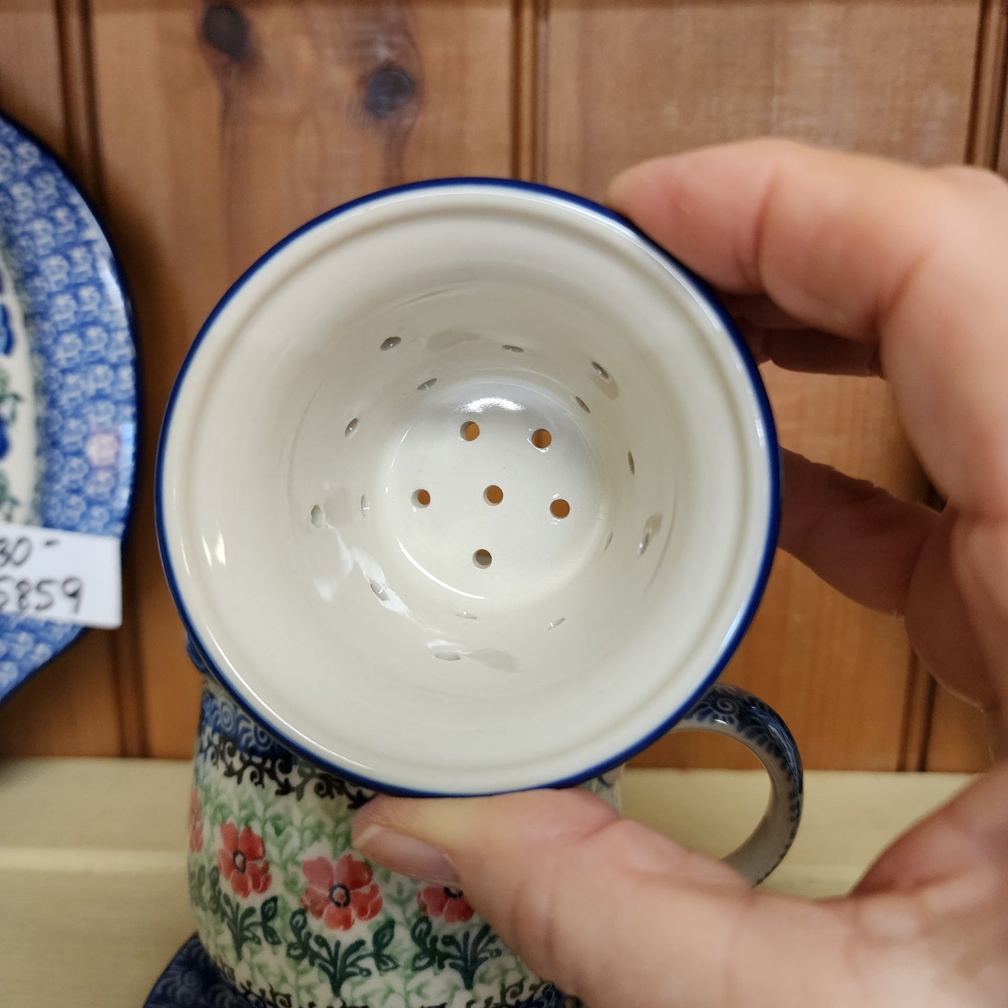 Mug w/Infuser and Saucer   12 oz.    1916X ~ Maraschino