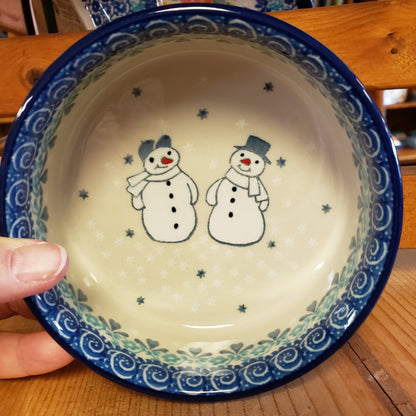Ramekin Bowl ~ 5" 365-2793X  ~ Frost & Flurry Snowman