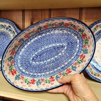 Baker Oval   10.5"    3220X ~ Whimsical Garden