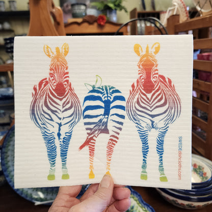 Dishcloth from Sweden zebra africa