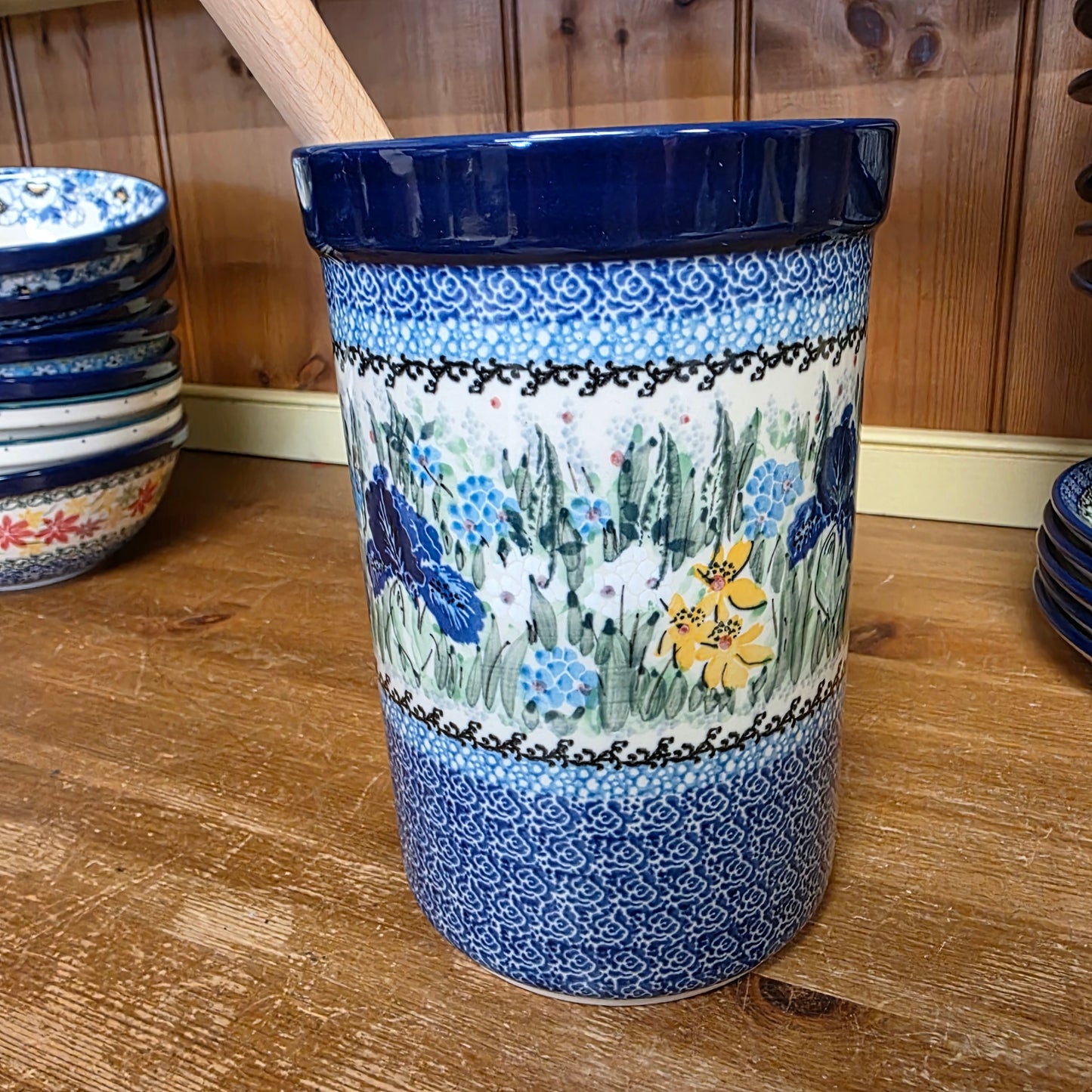 Wine/ Utensil Holder   7.75" H  169-U5132  U4 pf0526