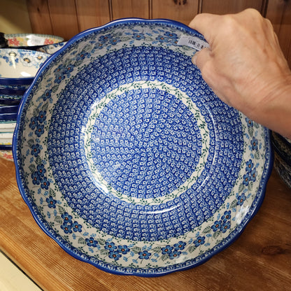 Bowl   Scalloped   10.5" W 013-2272X  Parisian Posies pf0526