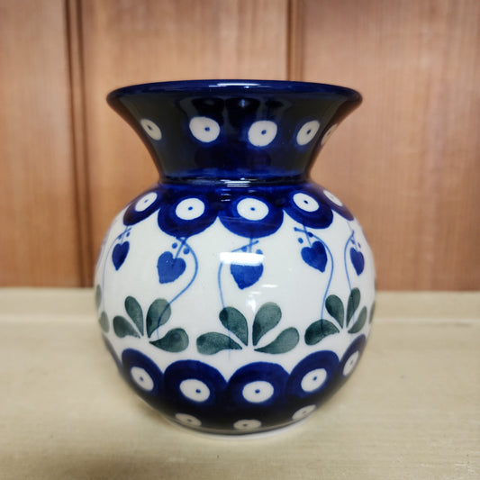 Vase ~ Bubble ~ 4.25" 377OX ~ Bleeding Hearts