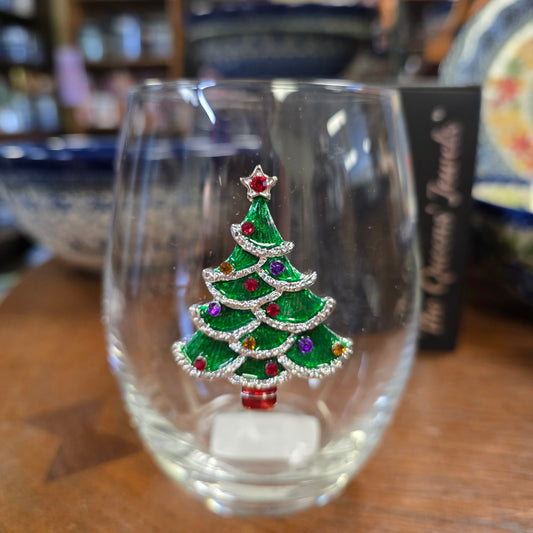 Wine Glass Christmas Tree Stemless (20 oz)#11068