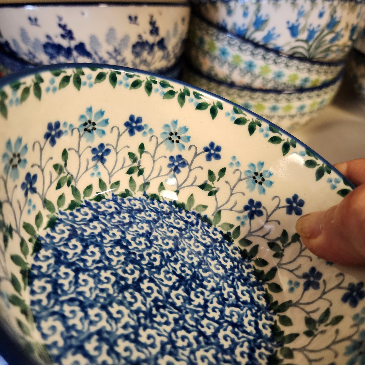 Bowl   Ice Cream   4.5" 017-2785X  Georgia Blue pf0526