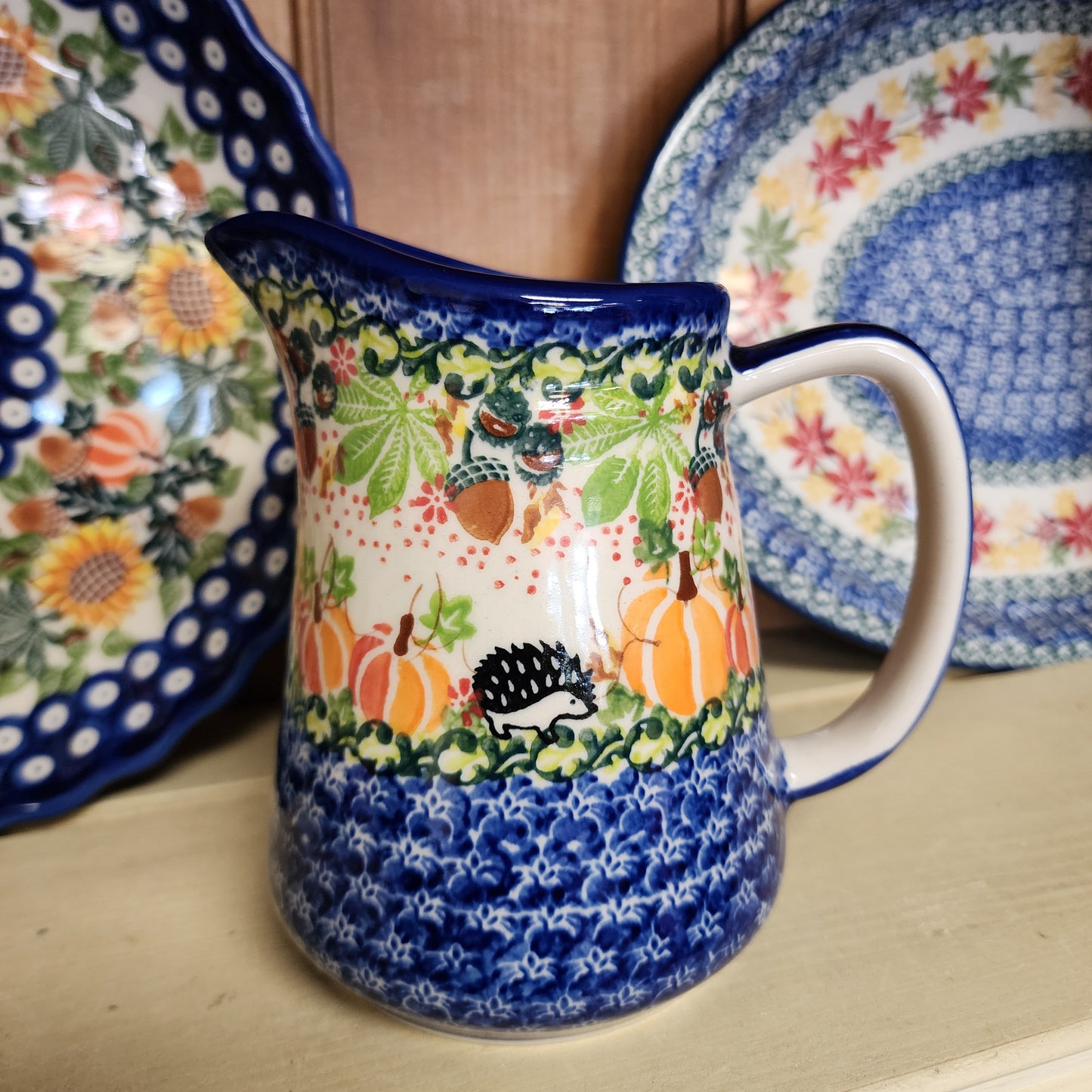 Pitcher 3 cup 5.5"h  ~ Fall