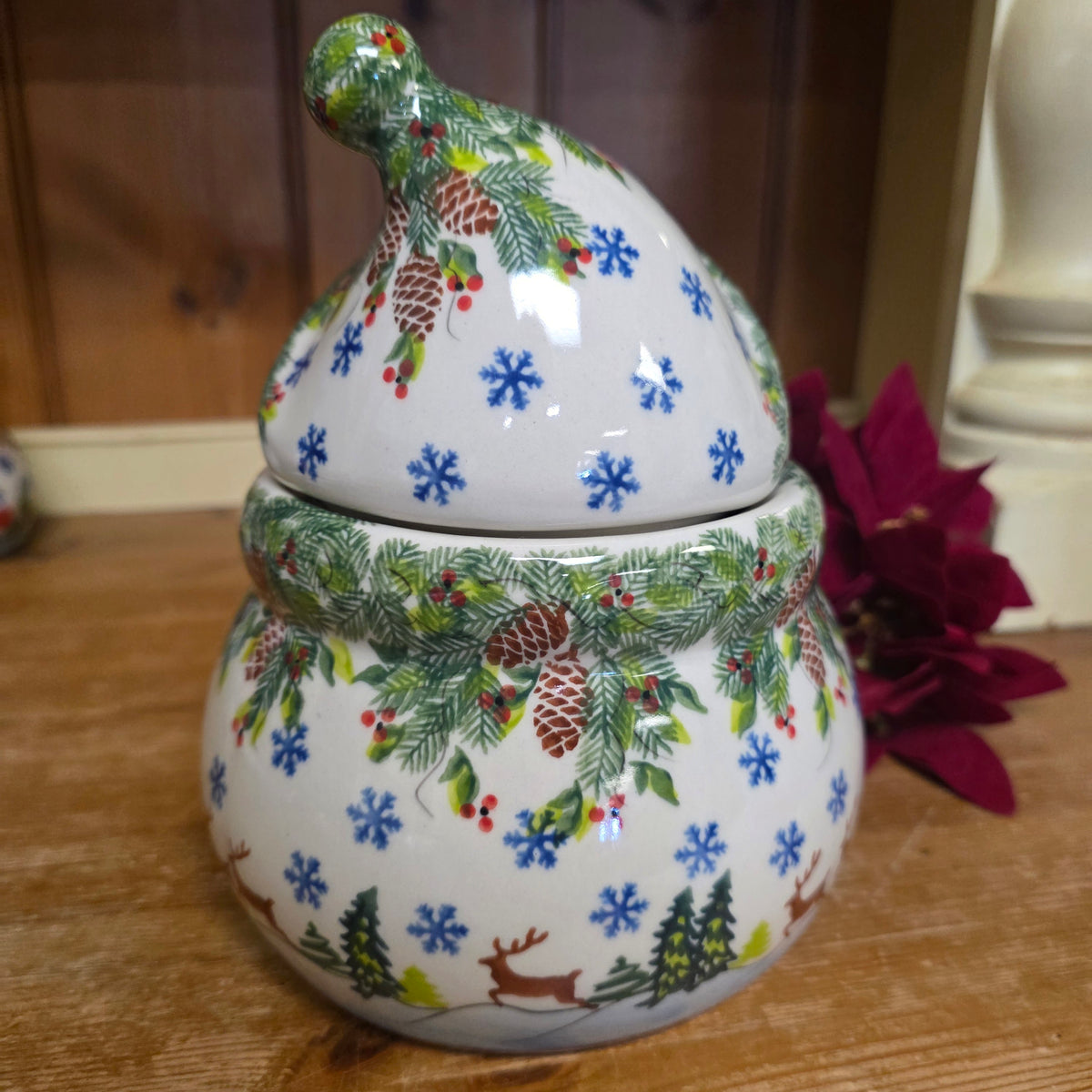 Snowman Jar Large 8"