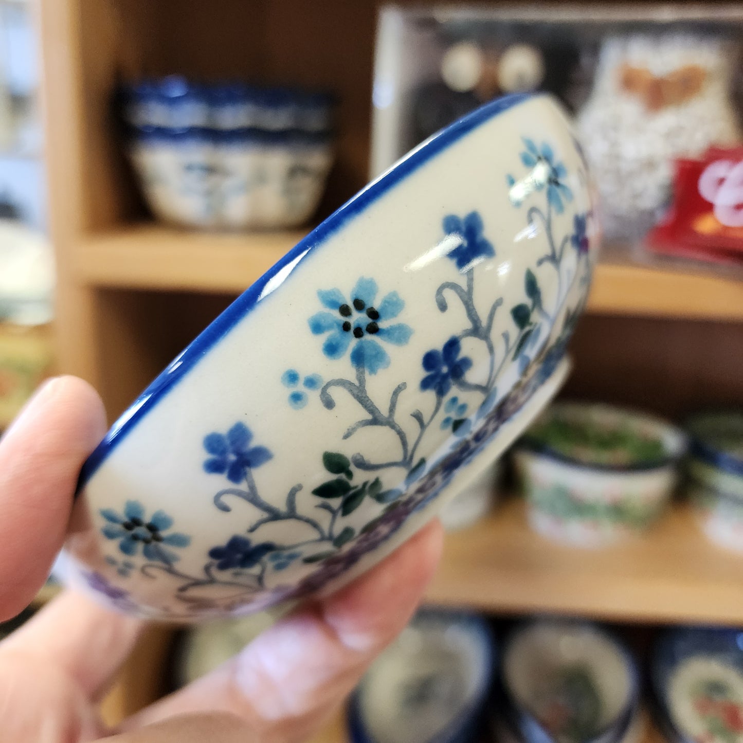 Bowl ~ 5" shallow B89 2785X ~ Georgia Blue