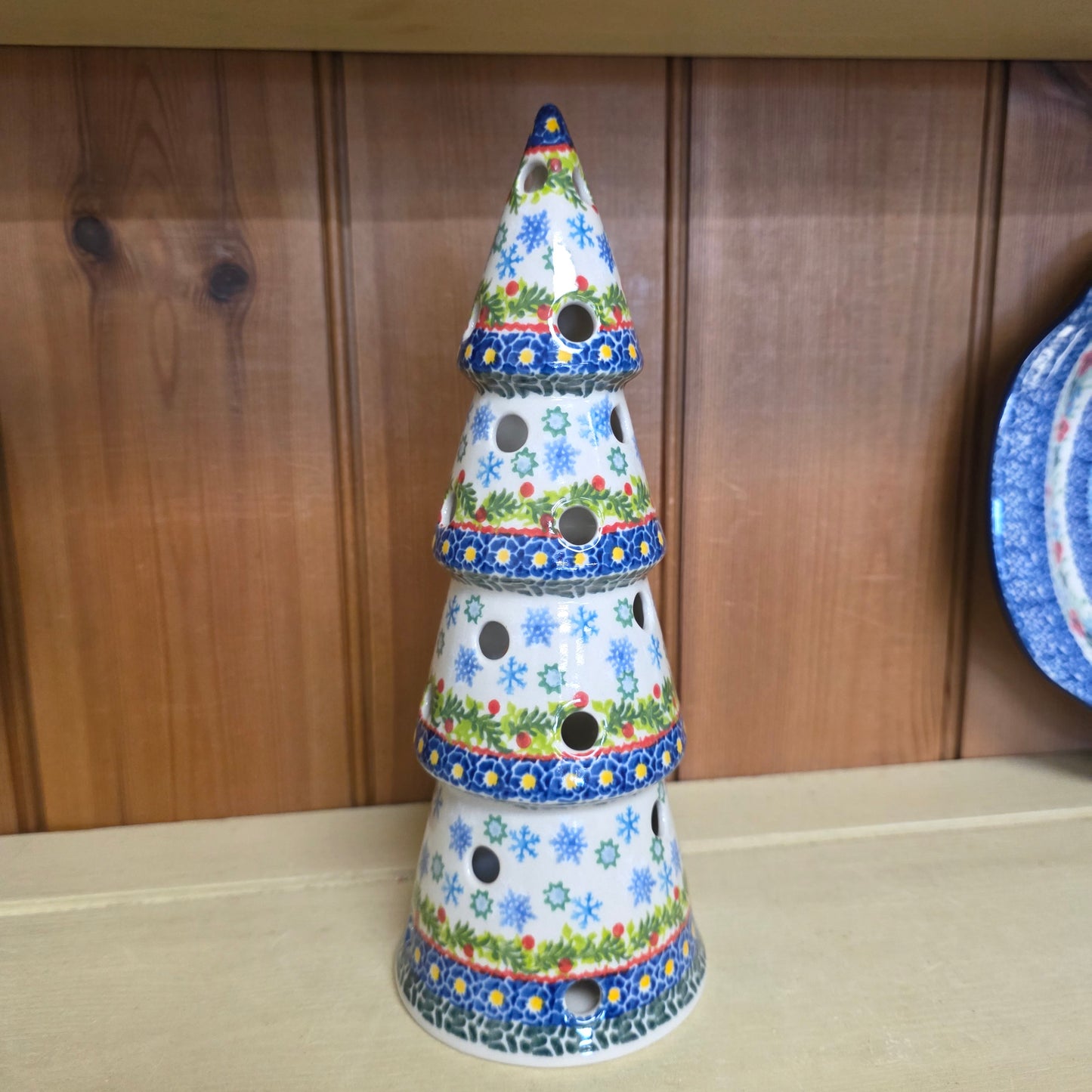 Tree Luminary 10.5" / snowflakes *large*