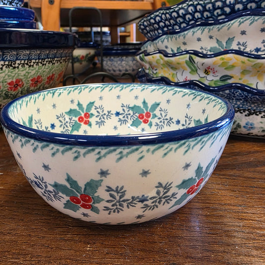 Bowl   Ice Cream   4.5"   2973X ~ Winter Holly