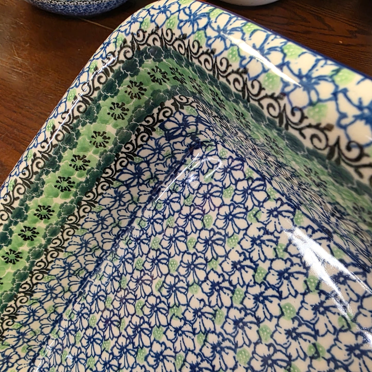 Baker   Rectangular w/Rim   Lasagna    11.25" x 13.75" 1479X ~ Kiwi