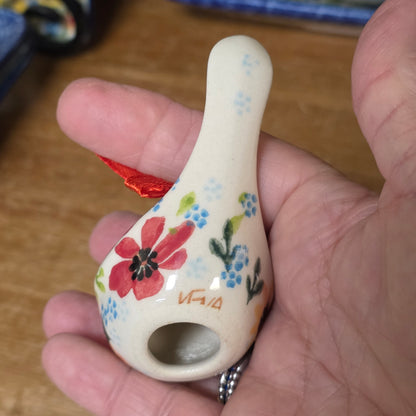 V416 ~ Bird Ornament  yellows  V416-VC393  Vena