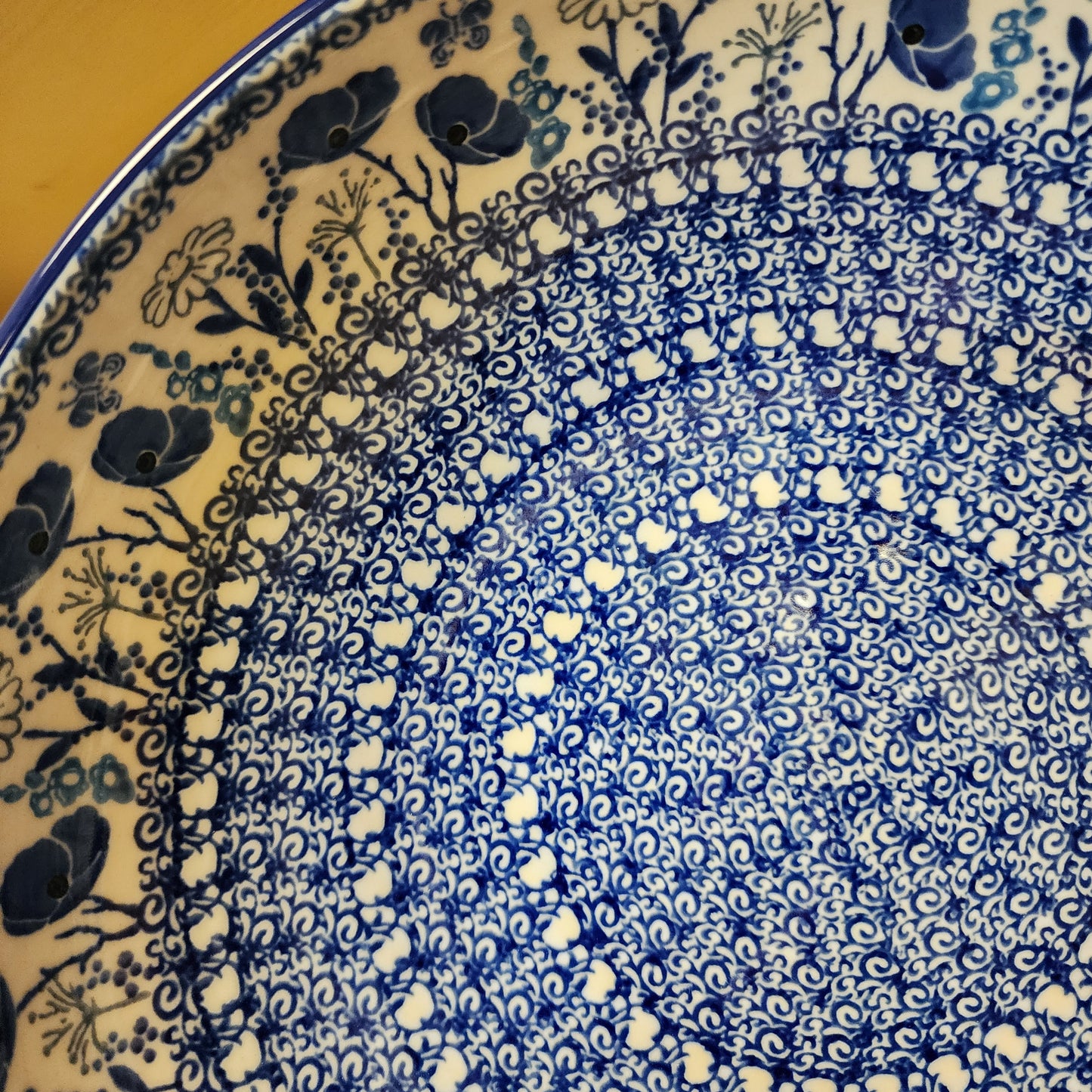 Bowl   Serving   Large    10.5" 2902X ~ Evening Poppy