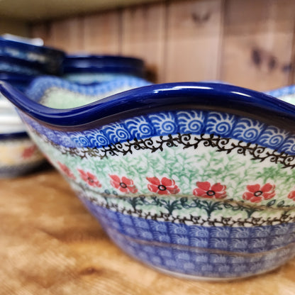 Bowl   Wavy Edge   Large  12" 693-1916X  Maraschino pf0526