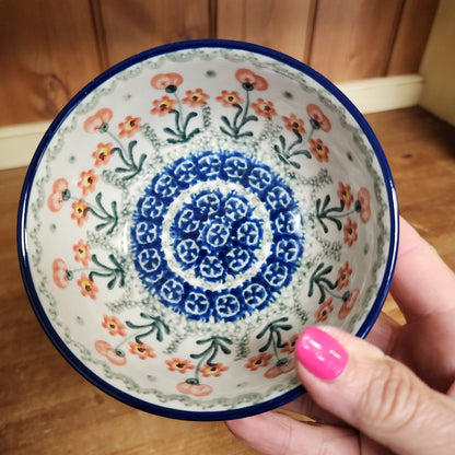 Bowl ~ Ice Cream ~ 4.5" 017-0560X Peach Spring Daisy 1.4 cups