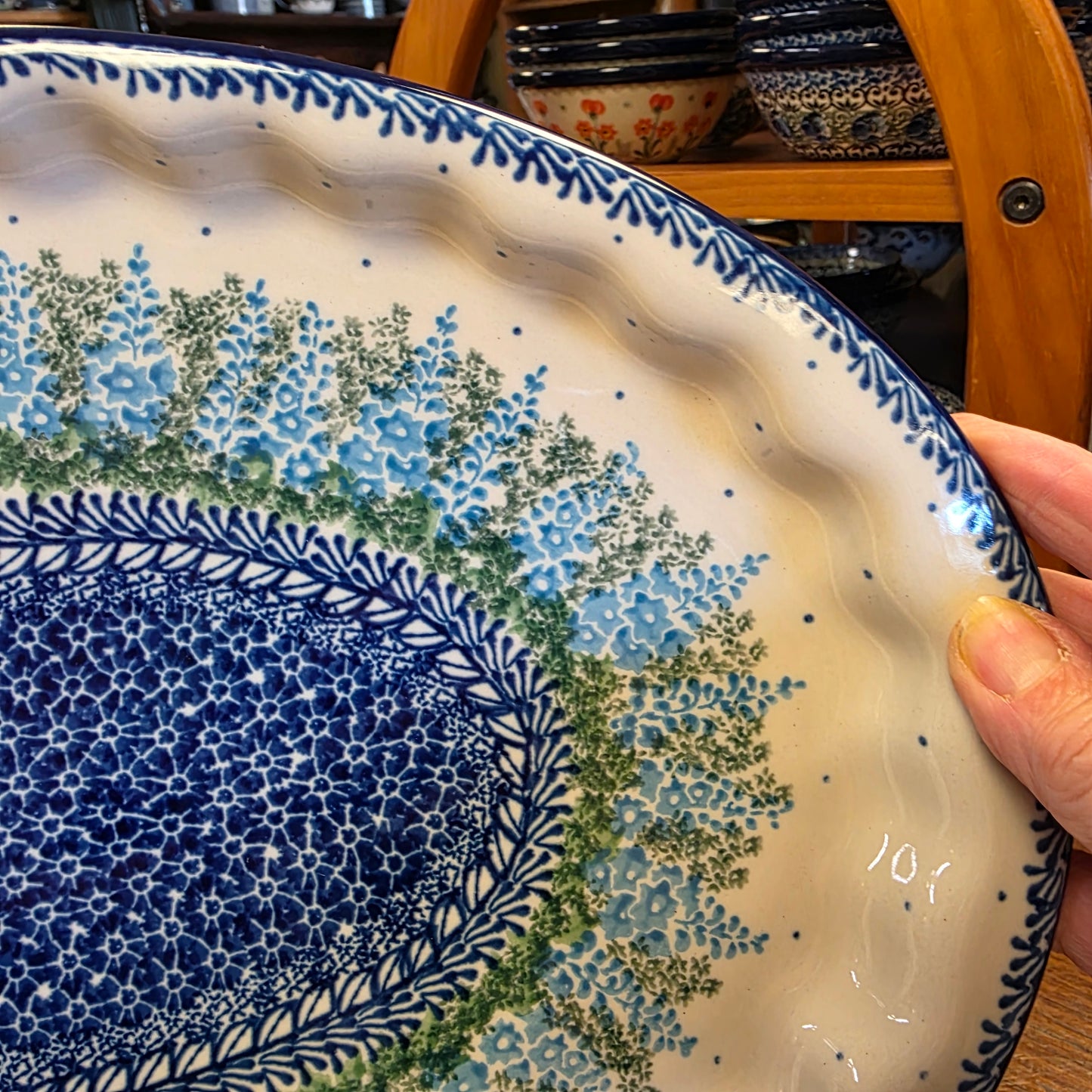 Platter   Oval   10' X 14.5"   3279X ~ Virginia Blue Bells