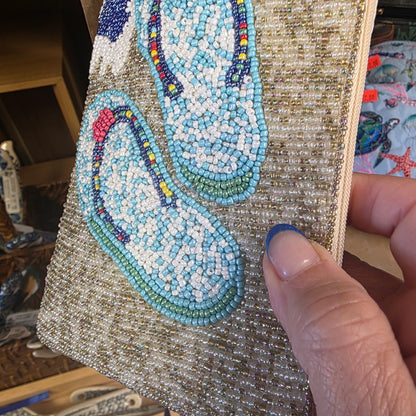 Club Bag Flip Flop / Crossbody Bag purse