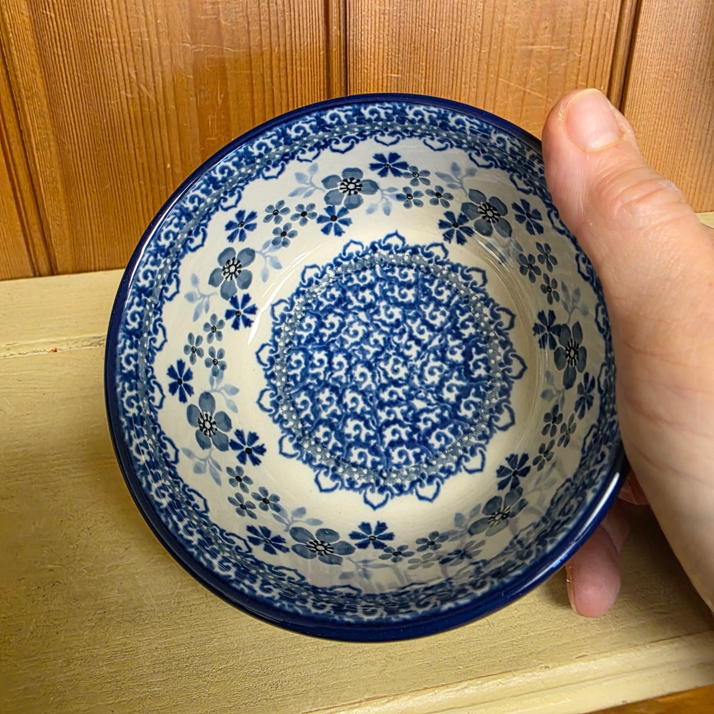 Bowl   Ice Cream   4.5"   2333X ~ Blue Horizon