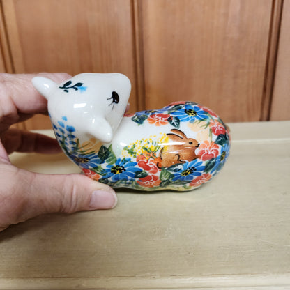 Lamb ~ bunny and flowers