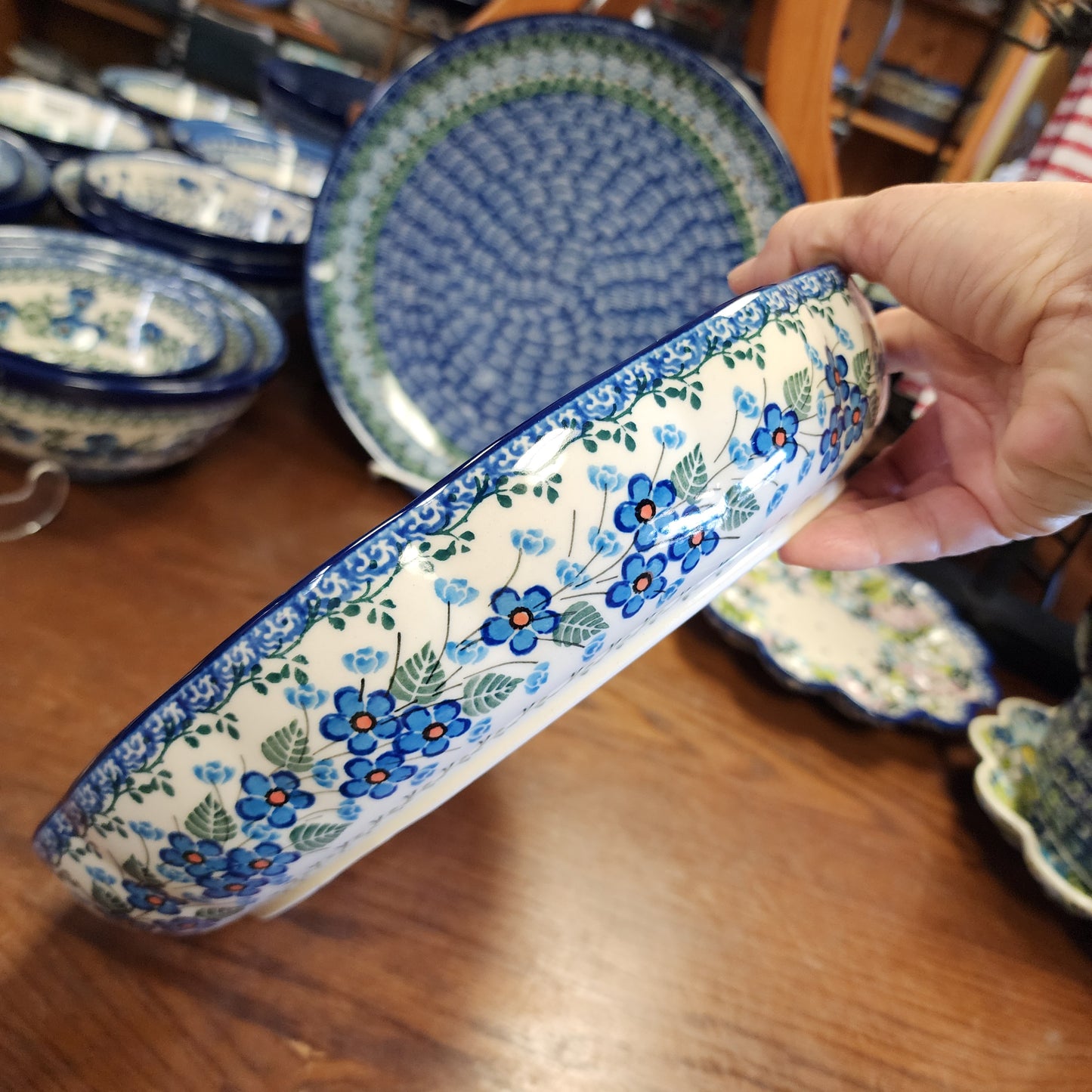 Bowl ~ Fluted Vegetable 2272X ~ Parisian Posies