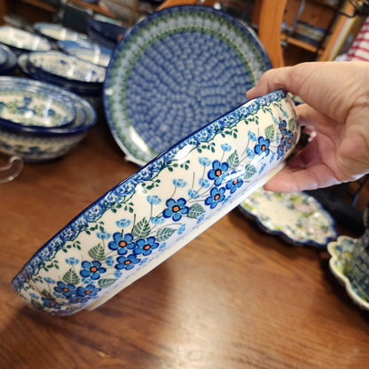 Bowl ~ Fluted Vegetable 2272X ~ Parisian Posies