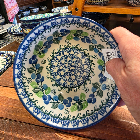 Bowl   Nesting Salad/Cereal   5.5" W 059-1416X  Blue Berries pf0526