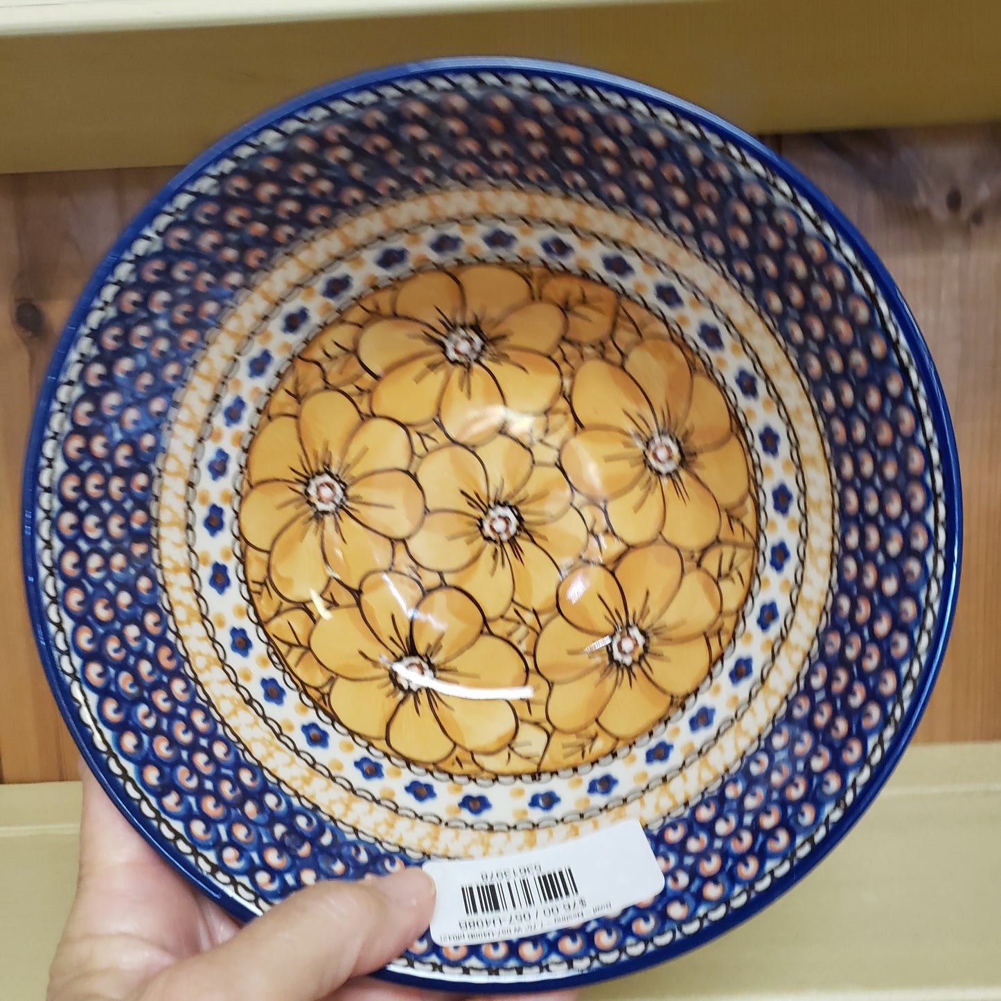 Bowl ~ Nesting ~ 7.75" W 057-U408B Orange ~ U4 J. Chyla  4 cups