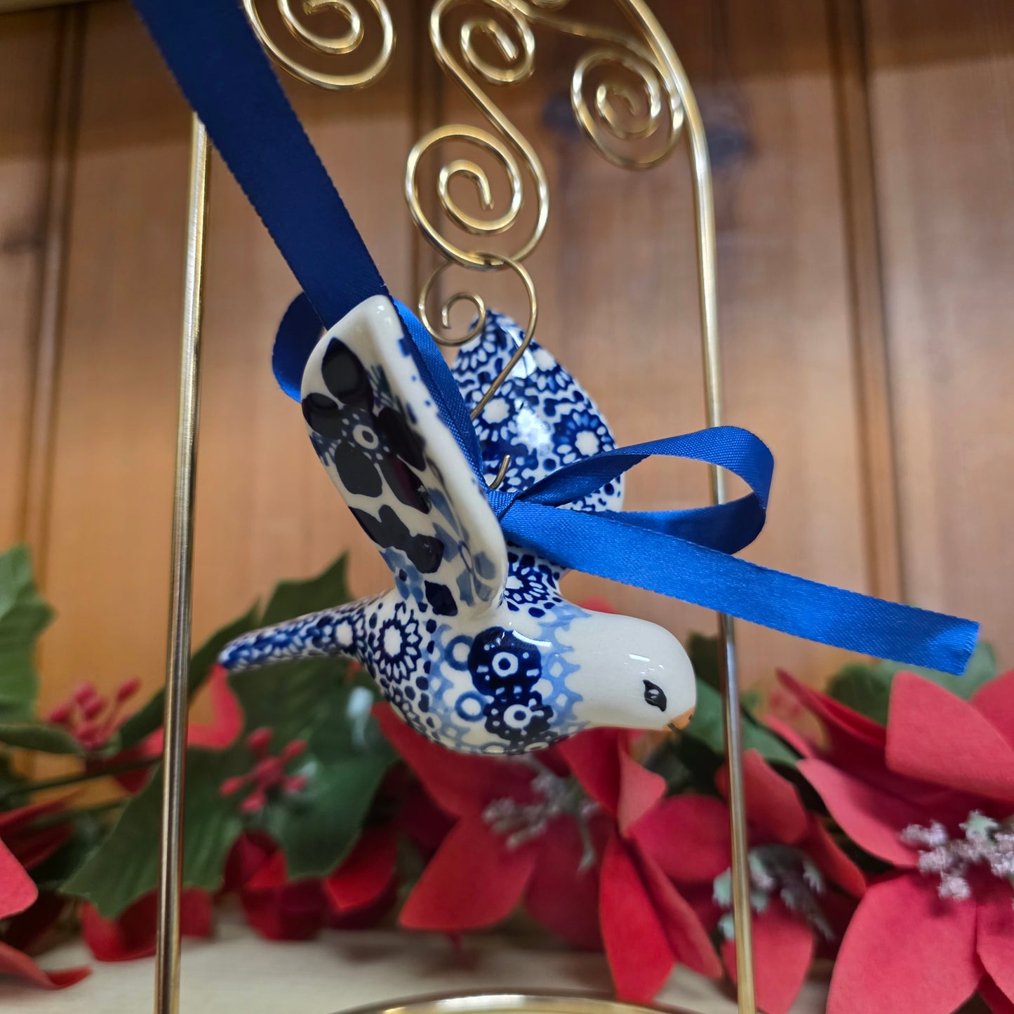 Ornament Bird ~ Indigo SB01