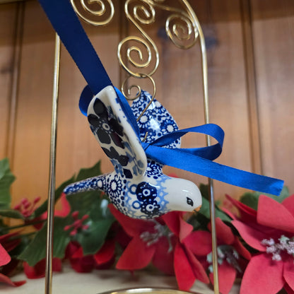 Ornament Bird ~ Indigo SB01