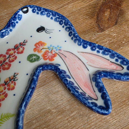 Bunny Plate #2  strawberries